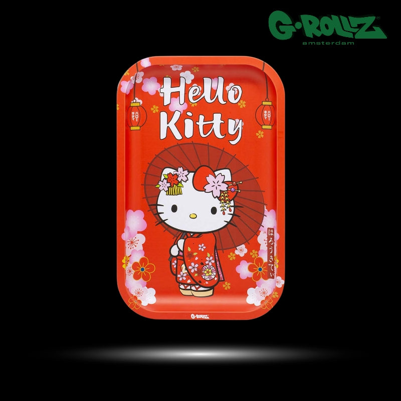 PLATEAU | HELLO KITTY | RED KIMONO | 17X27 CM