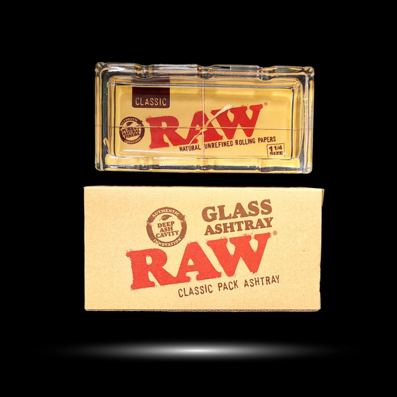 CENDRIER | VERRE RECTANGULAIRE 16CM | RAW SUPRHEMP®