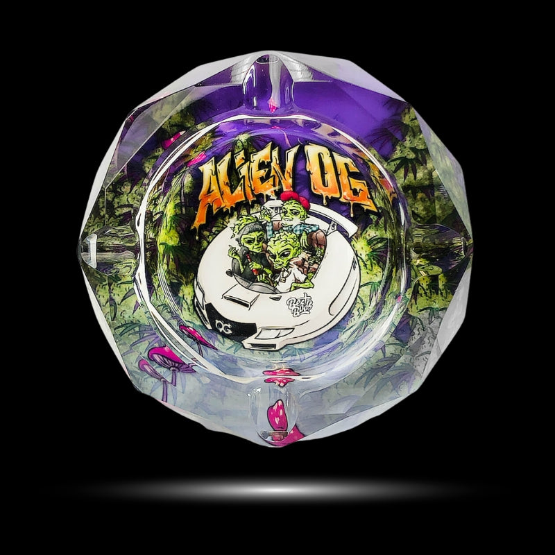 COFFRET CENDRIER CRISTAL | ALIEN OG SUPRHEMP®