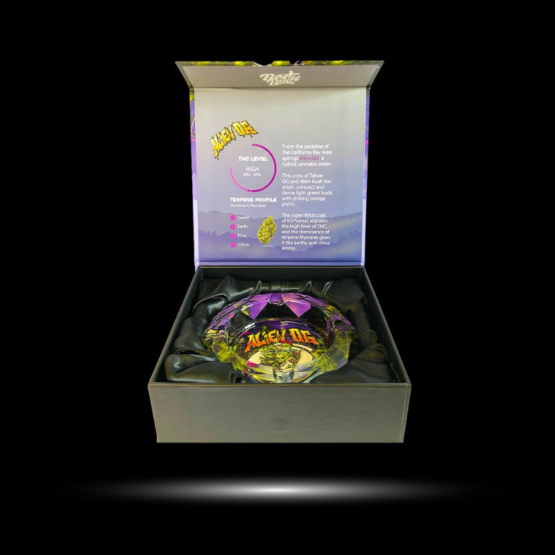 COFFRET CENDRIER CRISTAL | ALIEN OG SUPRHEMP®
