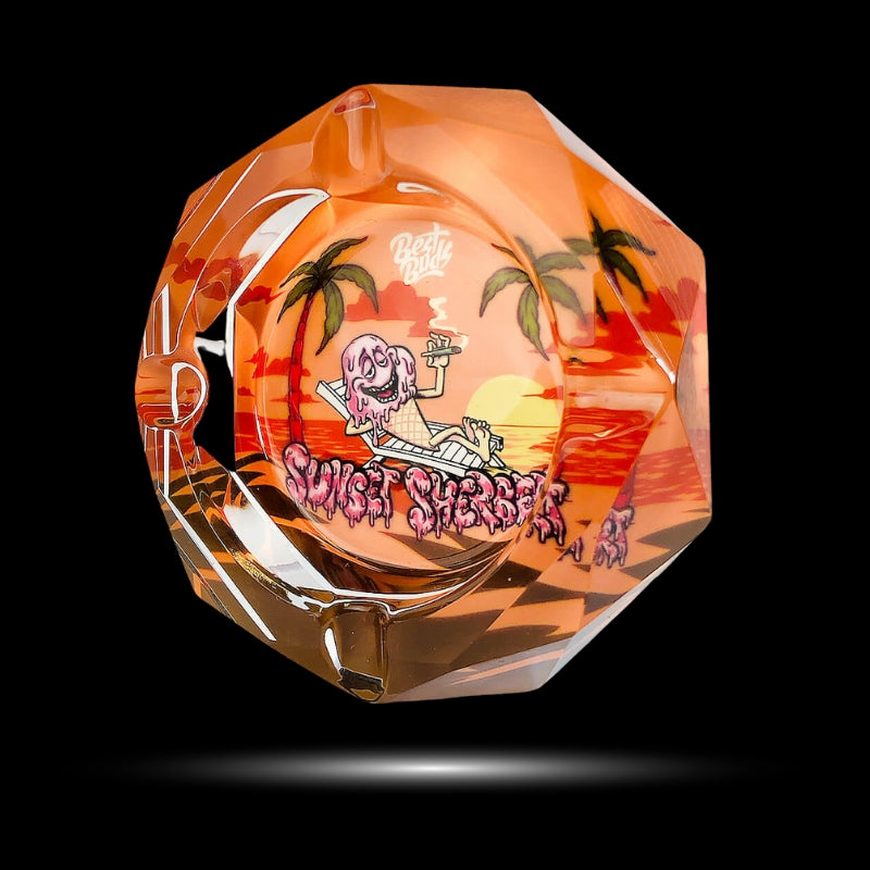 COFFRET CENDRIER CRISTAL | SUNSET SHERBERT SUPRHEMP®
