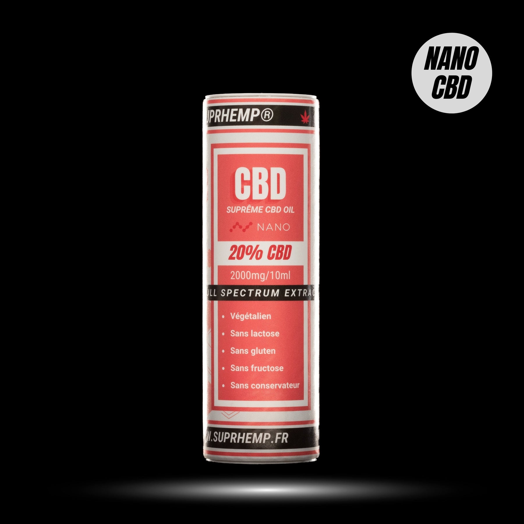 Huile MCT 20% NANO CBD (2000mg) SUPRHEMP®