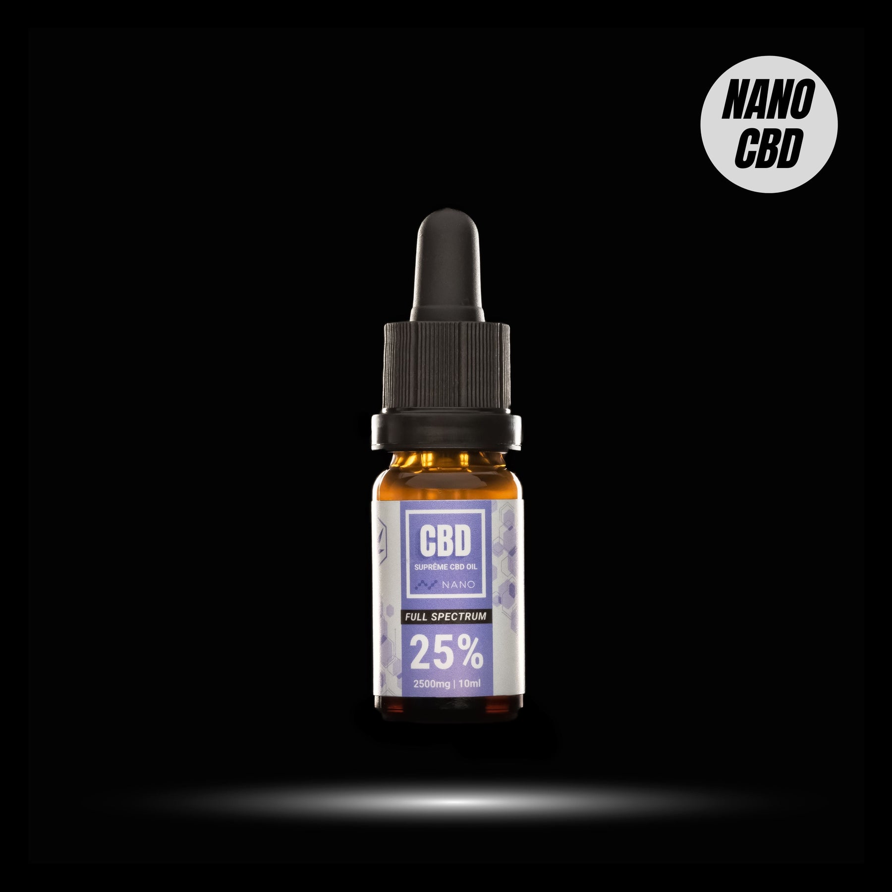 Huile MCT 25% NANO CBD (2500mg) SUPRHEMP®