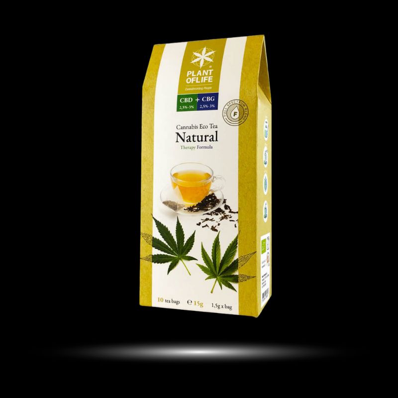 CANNABIS TEA | NATURAL | CBD 2,5 - 3% + CBG 2,5 - 3%