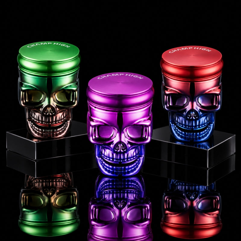 Grinder Champ High Skull Head 42 mm – Métal 3 Parties