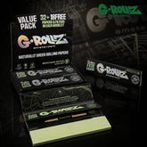 FEUILLES SLIM + FILTRES | G-ROLLZ | KING SIZE | 32+18 FREE