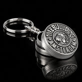 Porte-Clé The Bulldog avec Mini Grinder Métal