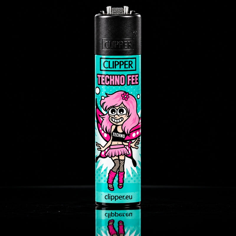 Briquet Clipper Classic Large 420 Fairytales – 4 Modèles