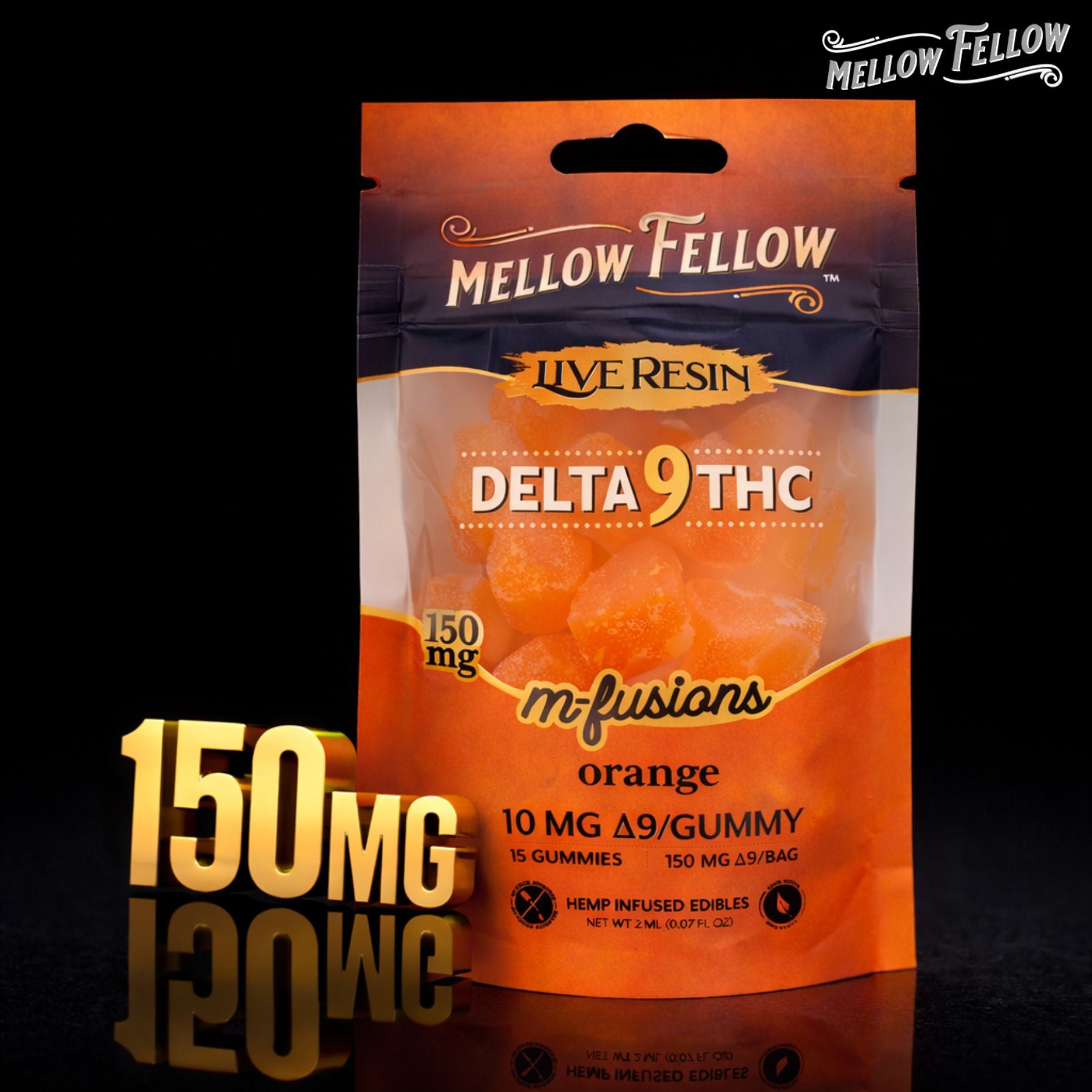 LIVE RESIN GUMMIES | DELTA 9 THC | 150MG