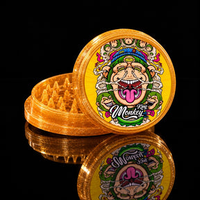 Feuilles Slim + Tips + Grinder Monkey King Psychodelic