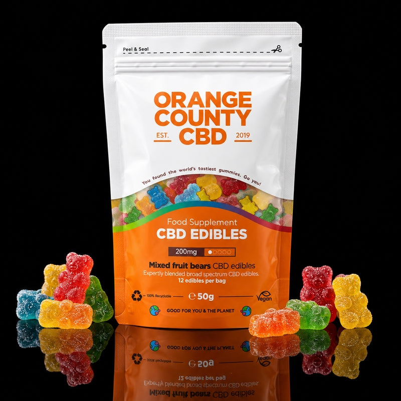 Orange County CBD – Gummies Bears Mixed Fruit 200 mg – 50 g