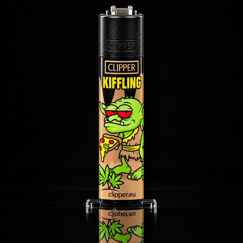Briquet Clipper Classic Large 420 Fairytales – 4 Modèles