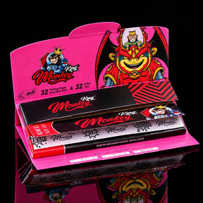 Feuilles Slim + Tips + Grinder Monkey King Psychodelic