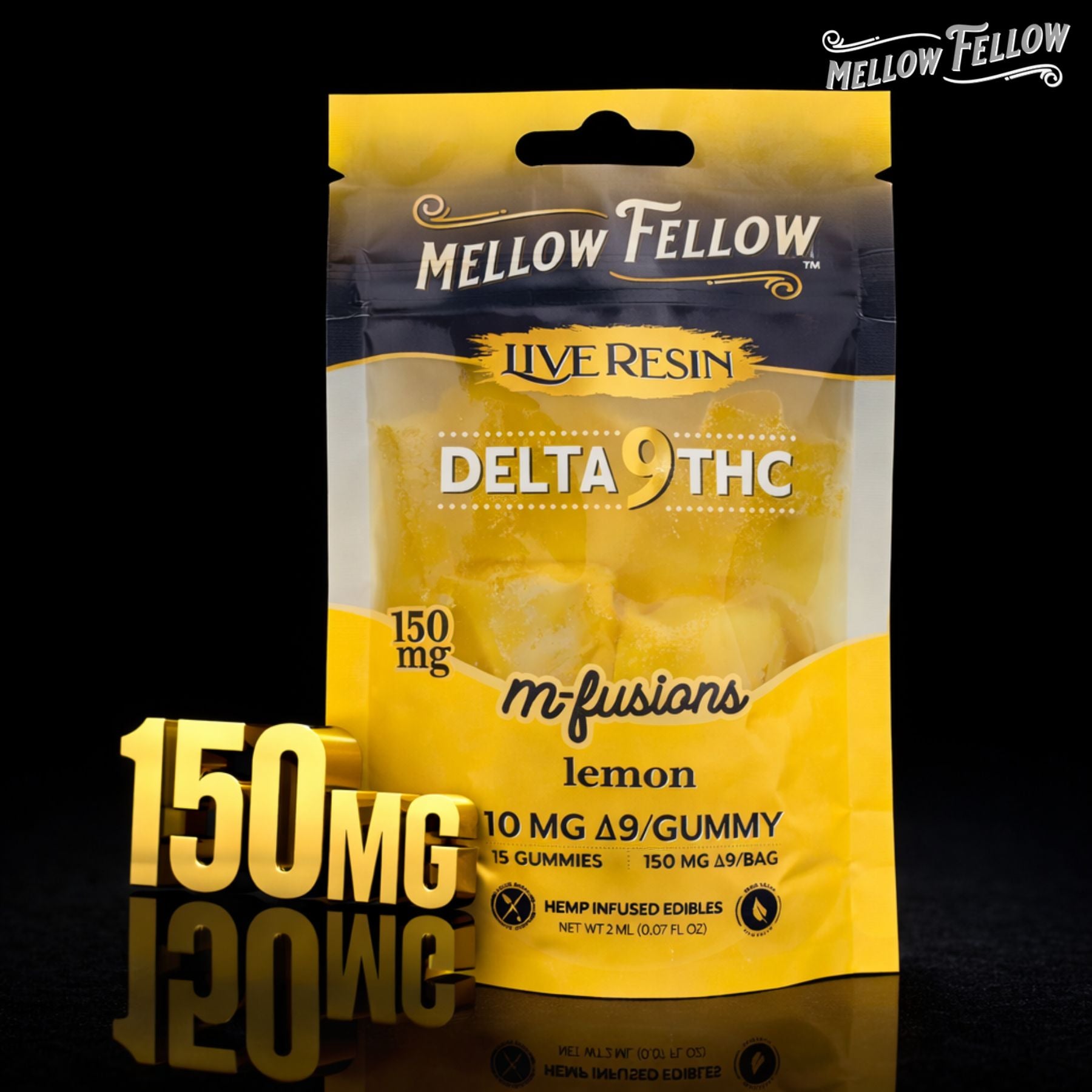 LIVE RESIN GUMMIES | DELTA 9 THC | 150MG