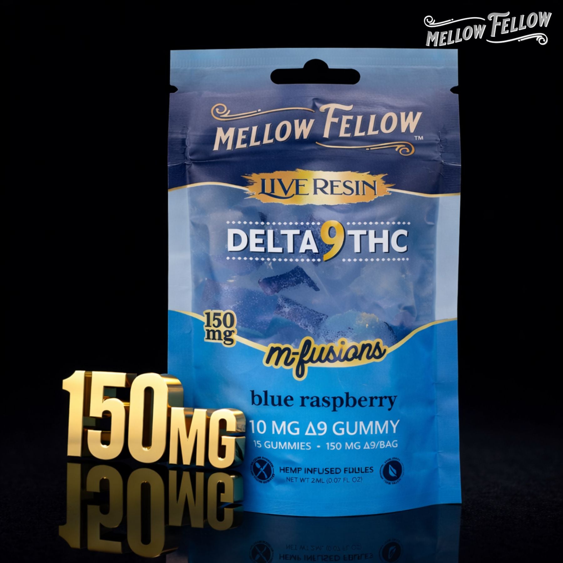 LIVE RESIN GUMMIES | DELTA 9 THC | 150MG