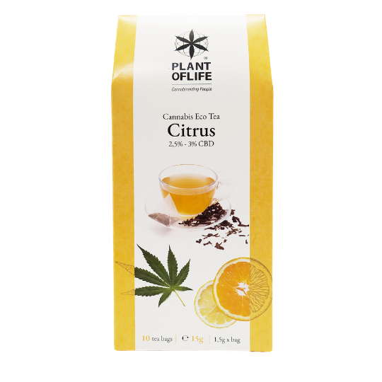 Cannabis Tea " CITRON " 2.5% - 3% CBD SUPRHEMP®