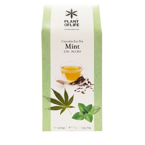 Cannabis Tea " MENTHE " 2.5% - 3% CBD SUPRHEMP®