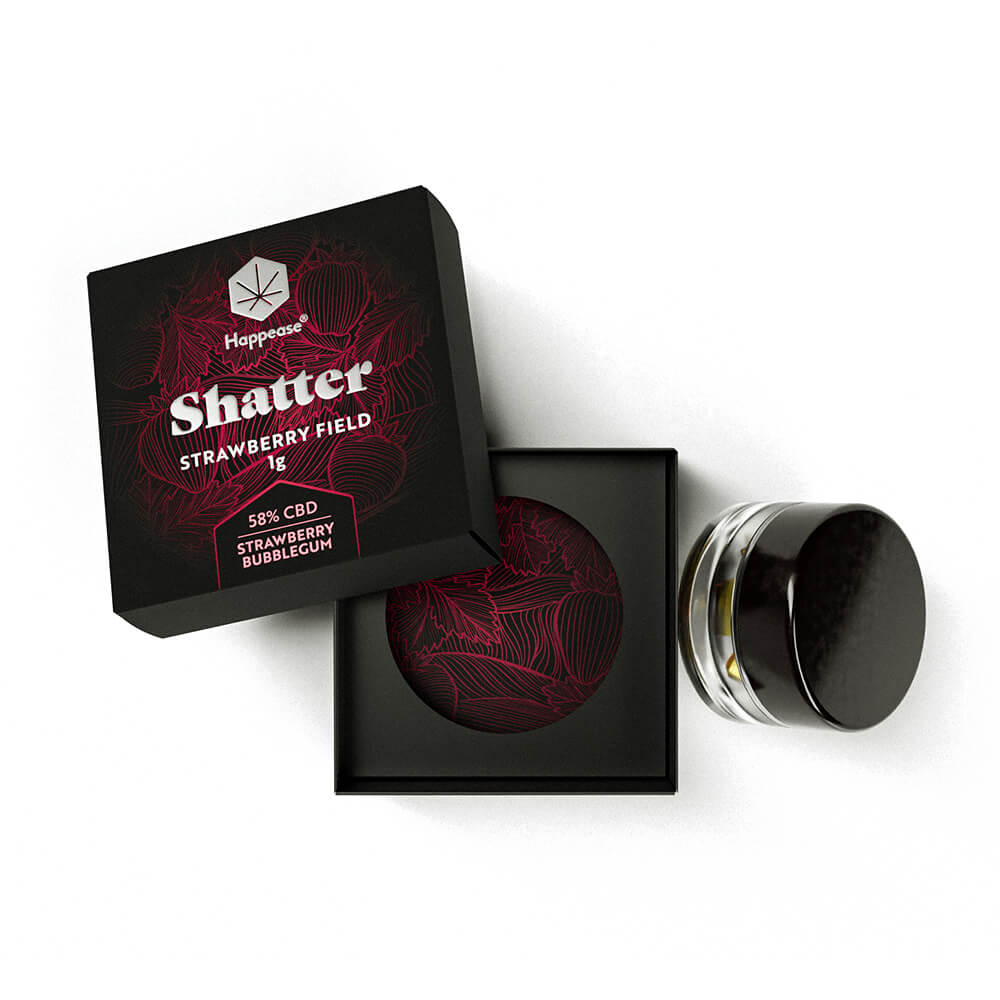 Shatter "STRAWBERRY FIELD" (58% CBD) SUPRHEMP®
