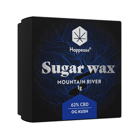 Sugar Wax "MOUNTAIN RIVER" (CBD 62%) SUPRHEMP®