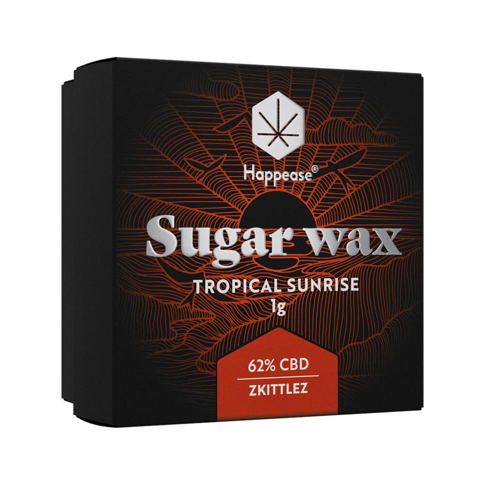 Sugar Wax "TROPICAL SUNRISE" (CBD 62%) SUPRHEMP®
